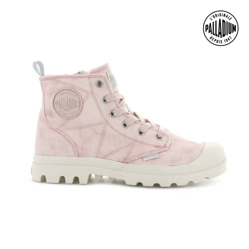 Palladium Pampa Zip Desertwash Laarzen Dames Roze | NL 67AHXEM